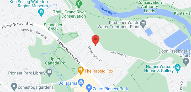 map of 1408 -  55 Green Valley Drive